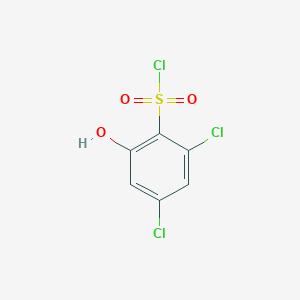 2,4-Dichloro-6-hydroxybenzene-1-sulfonyl chloride