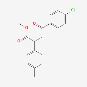 Methyl 4-(4-chlorophenyl)-2-(4-methylphenyl)-4-oxobutanoate