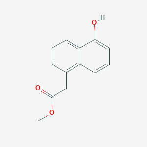 molecular formula C13H12O3 B2359642 Methyl 2-(5-hydroxynaphthalen-1-yl)acetate CAS No. 497068-60-7