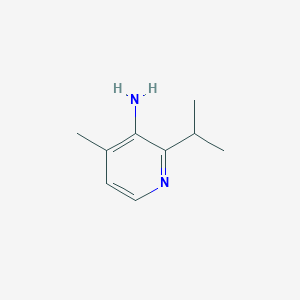 molecular formula C9H14N2 B2359670 2-异丙基-4-甲基吡啶-3-胺 CAS No. 1698293-93-4