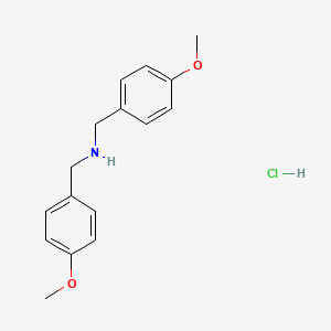 molecular formula C16H20ClNO2 B2359710 Bis(4-methoxybenzyl)amine hydrochloride CAS No. 17061-62-0; 854391-95-0