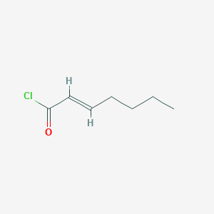 molecular formula C7H11ClO B2359755 (E)-hept-2-enoyl chloride CAS No. 76875-23-5
