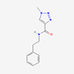 1-methyl-N-phenethyl-1H-1,2,3-triazole-4-carboxamide