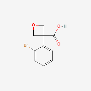 3-(2-Bromophenyl)oxetane-3-carboxylic acid