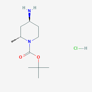 (2R,4S)-4-Amino-2-methyl-piperidine-1-carboxylic acid tert-butyl ester hydrochloride