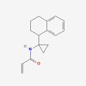 N-[1-(1,2,3,4-Tetrahydronaphthalen-1-yl)cyclopropyl]prop-2-enamide