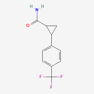 2-(4-(Trifluoromethyl)phenyl)cyclopropanecarboxamide