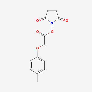 molecular formula C13H13NO5 B2359895 对甲苯氧基-乙酸 2,5-二氧代-吡咯烷-1-基酯 CAS No. 1150314-11-6