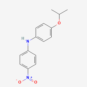 4-Nitro-N-(4-propan-2-yloxyphenyl)aniline