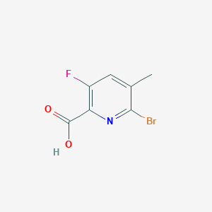 6-Bromo-3-fluoro-5-methylpyridine-2-carboxylic acid