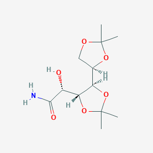 molecular formula C12H21NO6 B2359927 3,4;5,6-di-O-isopropylidene-D-gluconic amide CAS No. 42776-49-8