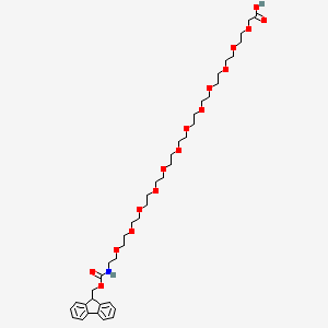 molecular formula C41H63NO16 B2359965 Fmoc-NH-PEG12-CH2COOH CAS No. 2291257-76-4; 675606-79-8