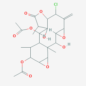 molecular formula C24H31ClO10 B235997 Brianolide CAS No. 131400-39-0