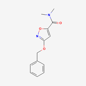 3-(benzyloxy)-N,N-dimethylisoxazole-5-carboxamide