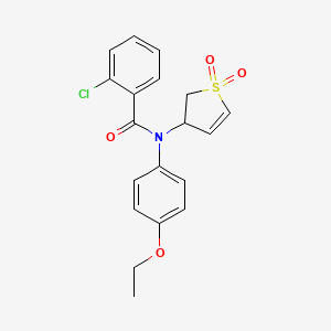 2-chloro-N-(1,1-dioxido-2,3-dihydrothiophen-3-yl)-N-(4-ethoxyphenyl)benzamide