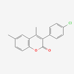 3-(4-Chlorophenyl)-4,6-dimethylchromen-2-one