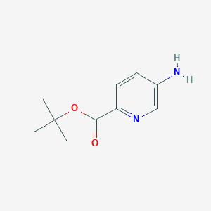molecular formula C10H14N2O2 B2360045 叔丁基 5-氨基吡啶甲酸酯 CAS No. 1512138-42-9