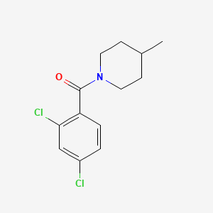 molecular formula C13H15Cl2NO B2360088 1-(2,4-Dichlorobenzoyl)-4-methylpiperidine CAS No. 327069-50-1