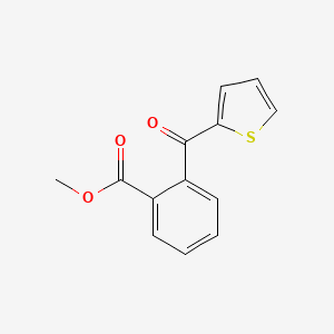 molecular formula C13H10O3S B2360137 Methyl 2-(thiophene-2-carbonyl)benzoate CAS No. 873548-66-4