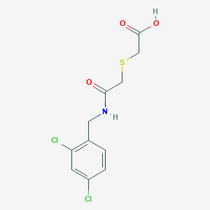 molecular formula C11H11Cl2NO3S B2360167 2-({2-[(2,4-二氯苄基)氨基]-2-氧代乙基}巯基)乙酸 CAS No. 338421-43-5