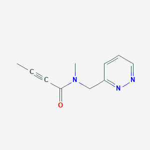 N-Methyl-N-(pyridazin-3-ylmethyl)but-2-ynamide