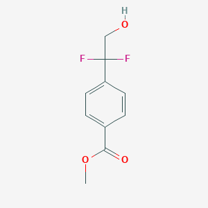 molecular formula C10H10F2O3 B2360207 4-(1,1-二氟-2-羟乙基)苯甲酸甲酯 CAS No. 2229206-65-7