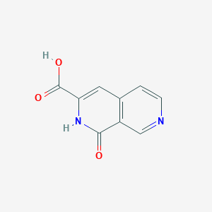 molecular formula C9H6N2O3 B2360240 1-羟基-2,7-萘啶-3-甲酸 CAS No. 42285-31-4