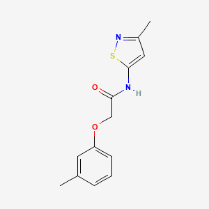 molecular formula C13H14N2O2S B2360275 N-(3-methylisothiazol-5-yl)-2-(m-tolyloxy)acetamide CAS No. 1235654-03-1