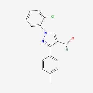 1-(2-chlorophenyl)-3-(4-methylphenyl)-1H-pyrazole-4-carbaldehyde