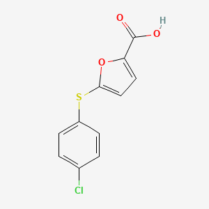 5-[(4-Chlorophenyl)sulfanyl]furan-2-carboxylic acid