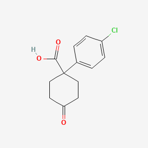 1-(4-CHLOROPHENYL)-4-OXOCYCLOHEXANECARBOXYLIc acid