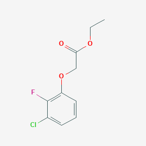 molecular formula C10H10ClFO3 B2360398 Ethyl 2-(3-chloro-2-fluoro-phenoxy)acetate CAS No. 1443305-09-6