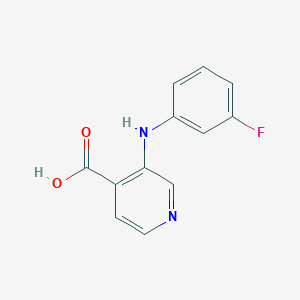 3-(3-Fluoroanilino)pyridine-4-carboxylic acid