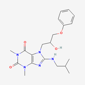 7-(2-hydroxy-3-phenoxypropyl)-8-(isobutylamino)-1,3-dimethyl-1H-purine-2,6(3H,7H)-dione