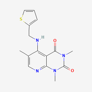 1,3,6-trimethyl-5-((thiophen-2-ylmethyl)amino)pyrido[2,3-d]pyrimidine-2,4(1H,3H)-dione