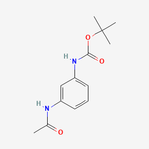 molecular formula C13H18N2O3 B2360454 Tert-butyl 3-(acetylamino)phenylcarbamate CAS No. 925563-94-6
