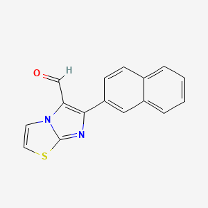 6-(2-Naphthyl)imidazo[2,1-b][1,3]thiazole-5-carbaldehyde