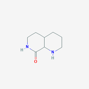 molecular formula C8H14N2O B2360458 Décahydro-1,7-naphtyridin-8-one CAS No. 1922714-98-4