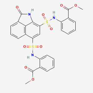 molecular formula C27H21N3O9S2 B2360508 C27H21N3O9S2 CAS No. 425402-66-0