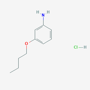 molecular formula C10H16ClNO B2360521 3-Butoxyaniline hydrochloride CAS No. 70743-76-9