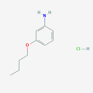 molecular formula C10H16ClNO B2360521 3-丁氧基苯胺盐酸盐 CAS No. 70743-76-9