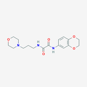 N1-(2,3-dihydrobenzo[b][1,4]dioxin-6-yl)-N2-(3-morpholinopropyl)oxalamide