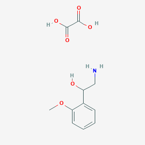 molecular formula C11H15NO6 B2360564 2-Hydroxy-2-(2-methoxyphenyl)ethylamine oxalate CAS No. 1171149-12-4