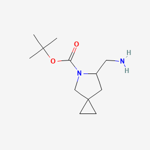 Tert-butyl 6-(aminomethyl)-5-azaspiro[2.4]heptane-5-carboxylate