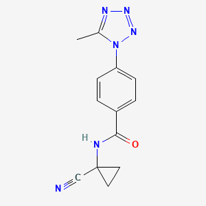 N-(1-Cyanocyclopropyl)-4-(5-methyltetrazol-1-yl)benzamide