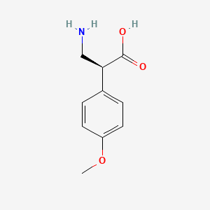 molecular formula C10H13NO3 B2360570 (R)-3-氨基-2-(4-甲氧基苯基)-丙酸 CAS No. 293731-68-7