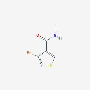 molecular formula C6H6BrNOS B2360589 4-Bromo-N-methylthiophene-3-carboxamide CAS No. 1849313-58-1