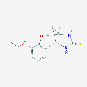 10-ethoxy-2-methyl-2,3,5,6-tetrahydro-4H-2,6-methano-1,3,5-benzoxadiazocine-4-thione