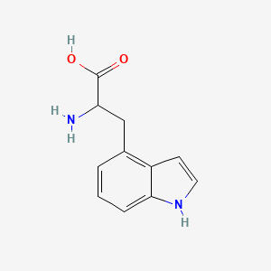 molecular formula C11H12N2O2 B2360634 Acide 2-amino-3-(1H-indol-4-yl)propanoïque CAS No. 1259990-82-3