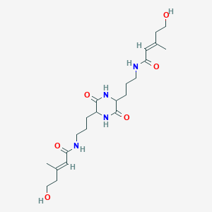 molecular formula C22H36N4O6 B2360637 EleutherazineB CAS No. 1175697-97-8